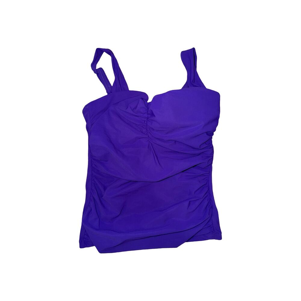 Profile Royal‎ Purple Ruched Tankini Top 36D